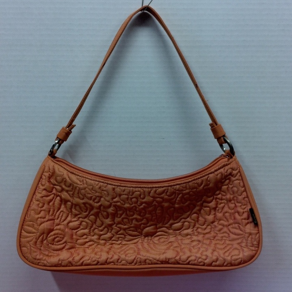 Donna Sharp orange quilted purse bag